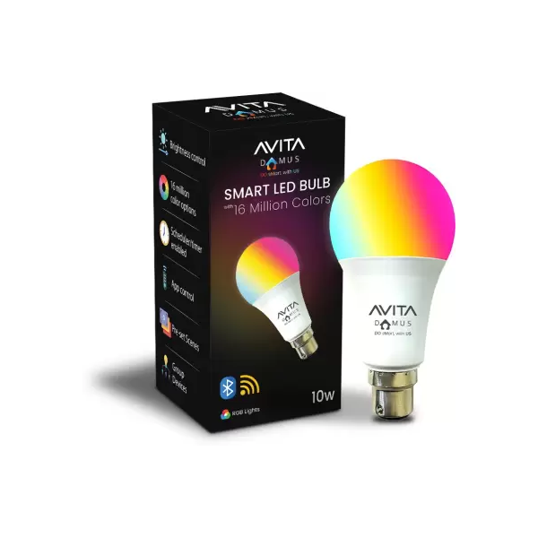 Avita 10W LED 5CH RGB Smart Bulb (5CH-RGBCW)