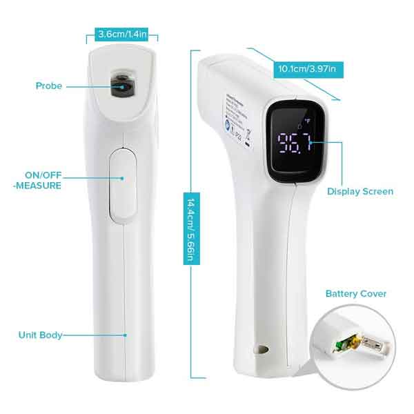 BBLOVE Non-Contact Infrared Digital Thermometer