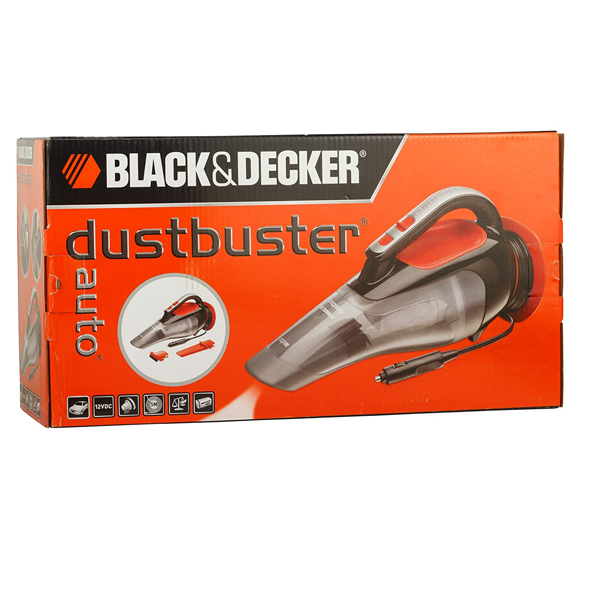 Buy Black+Decker 12V Black & Orange Automatic Vacuum Cleaner for Car,  ADV1210 Online At Best Price On Moglix