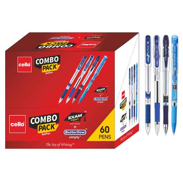 Cello Pinpoint (Pack of 60 pens -Blue) CEL1000537