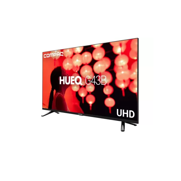 Compaq (CQ43APUDBL) HUEQ G43B 108 cm (43 inch) Ultra HD (4K) LED Smart Android TV