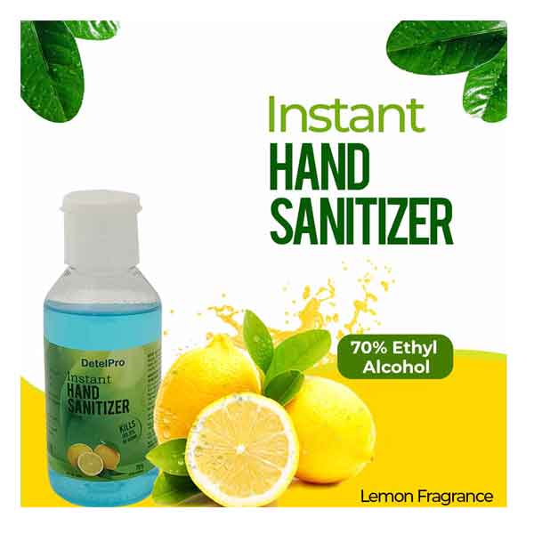 Detel Hand Sanitizer (100 ML) 70% Ethanol
