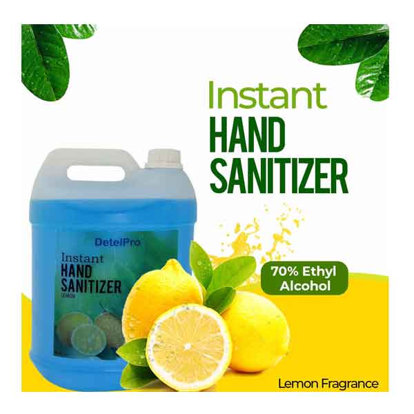 Detel Hand Sanitizer (5000 ML) 70% Ethanol