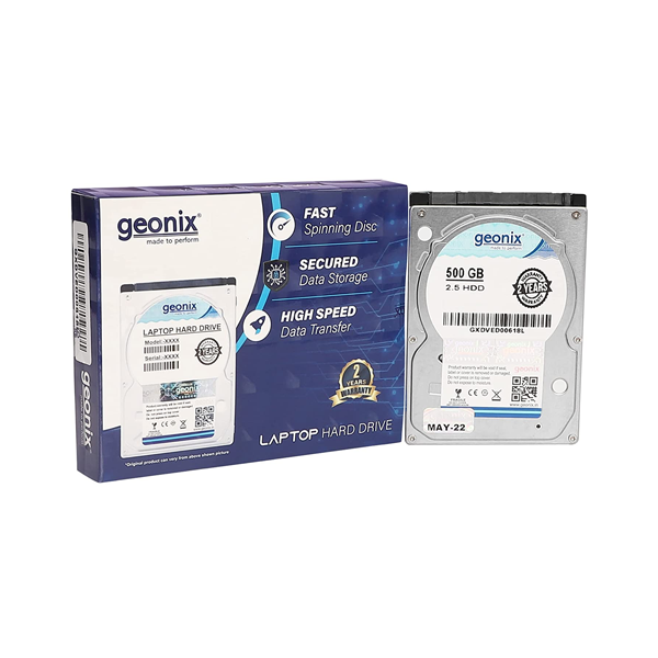 GEONIX (GXDVED00618L) 500GB 2.5 inch Laptop Hard Drive