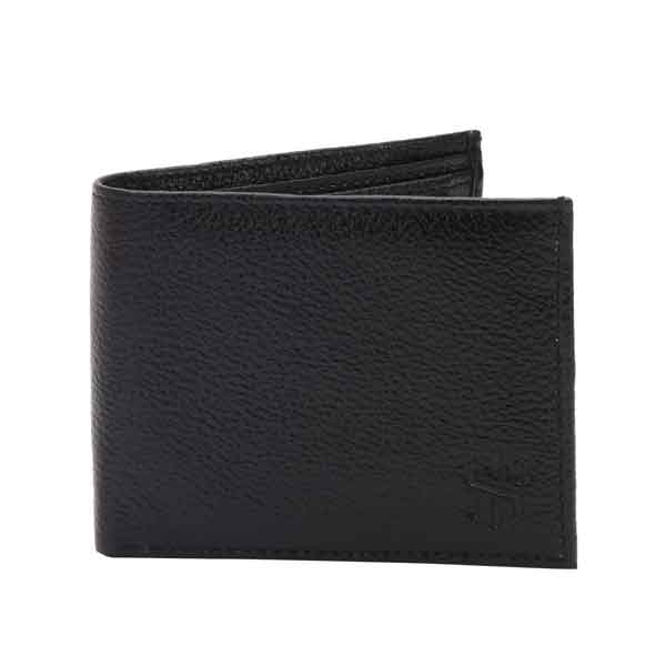 Hamston Black Leather Men Wallet
