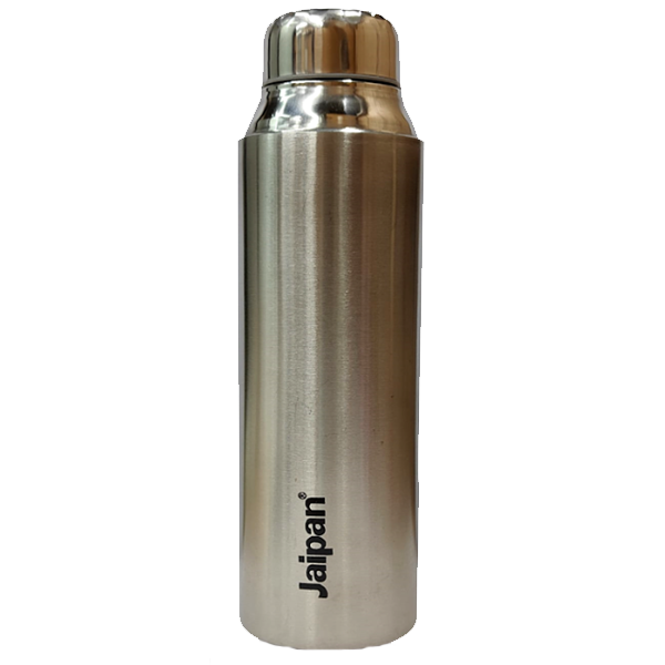 Jaipan ( Jaipan_3) High Grade Premium Metal Water Bottle (1000ml) With German Technology Anti-Microbial Coating ( Metallic)