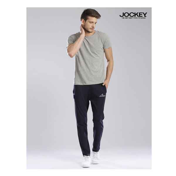 Buy Jockey Men Grey Melange Slim Fit Solid Athleisure Track Pants - Track  Pants for Men 1999152 | Myntra