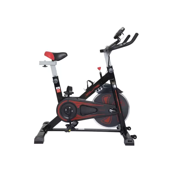 Lifelong LLF45 Fit Pro Spin Fitness Bike with 6Kg Flywheel, Adjustable Resistance, LCD Monitor and Heart Rate Sensor for Fitness at Home, Home Workouts