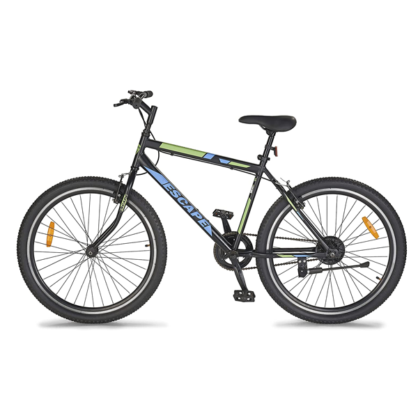 Lifelong LLBC2601 Escape 26T Cycle (Black) Ideal for- Adults (Above 12 Years) Frame Size- 18" (Matte Black)