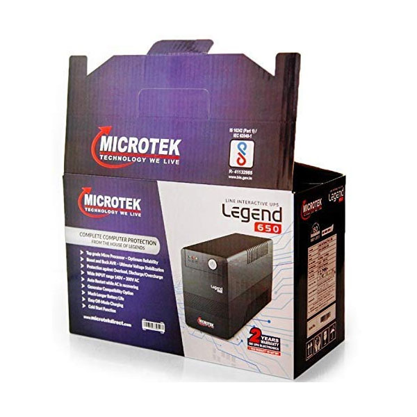 MICROTEK Legend UPS 650 (Black)