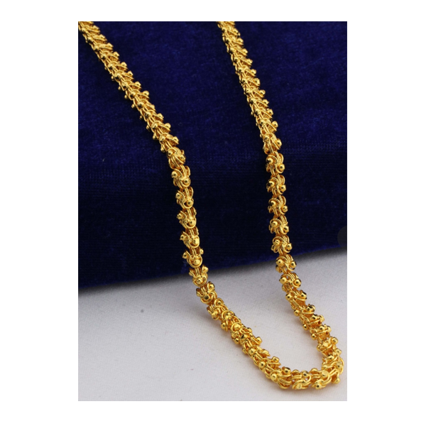 Neekibha Collection Gold Plated Chain Wedding Jewellery