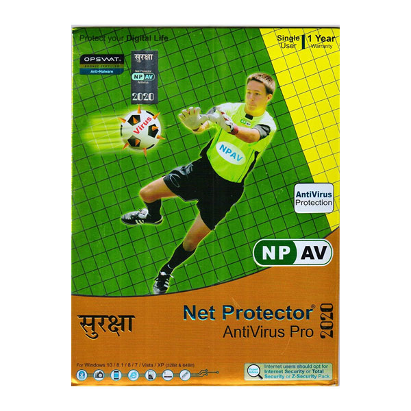 NPAV Net Protector Anti-Virus Pro 2020 - 1 PC, 1 Year