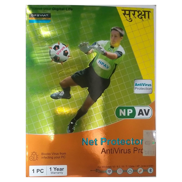 NPAV Net Protector Anti-Virus Pro 2021 - 1 PC, 1 Year