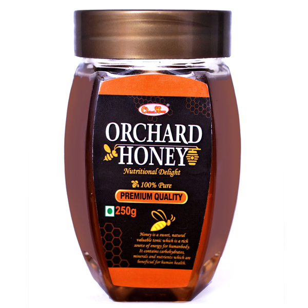 Orchard Honey,( Premium Quality)100% Pure & Natural (No Additives, No Preservatives) (250gm)