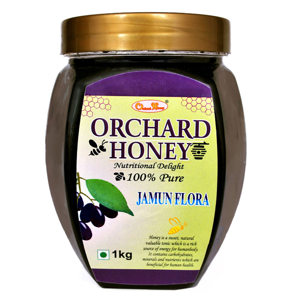Orchard Honey,( Jamun Flora) 100% Pure & Natural (No Additives, No Preservatives) (1Kg)