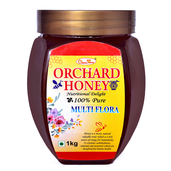 Orchard Honey,( Multi Flora) 100% Pure & Natural (No Additives, No Preservatives) (1Kg)