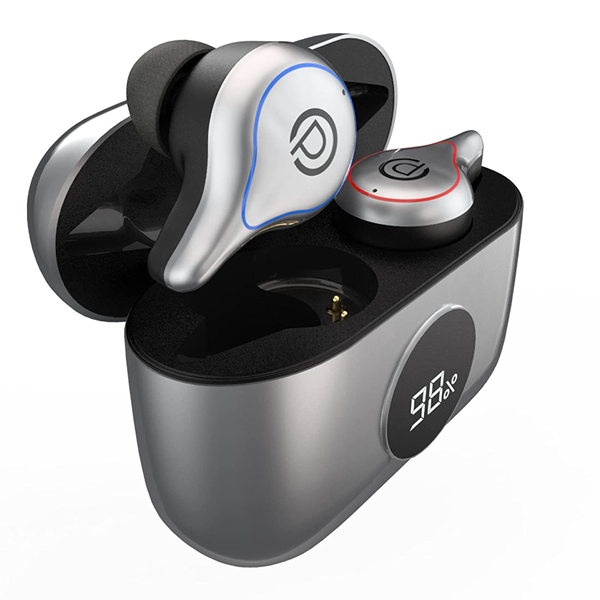 Probus SE16S Wireless Bluetooth Earbuds TWS/in-Ear Headphones with 20 Hours Total Playtime/Sweat Proof/Touch Control/Passive Noise Cancellation/Type-C Port ( Grey)