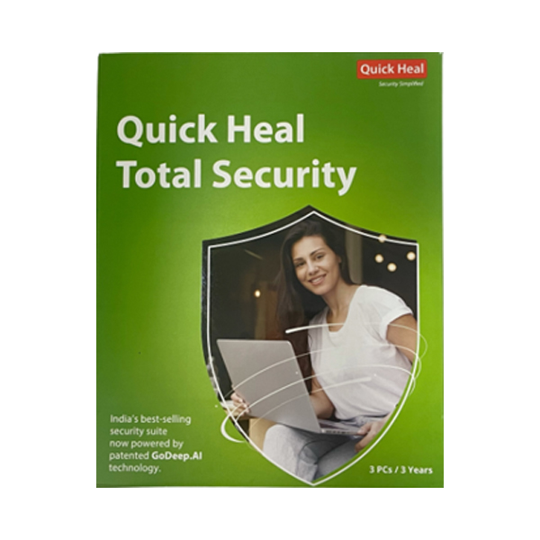 Quick Heal TS3 Total Security 3 User, 3 Years