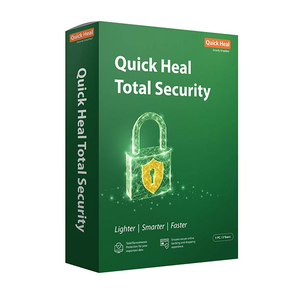Quick Heal Total Security - 1 PC, 3 Years (TS1)