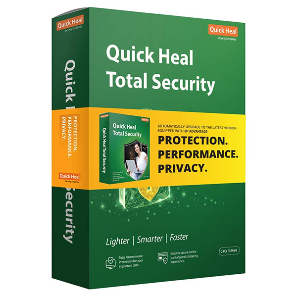 Quick Heal TS2 Total Security 2PC, 3Year