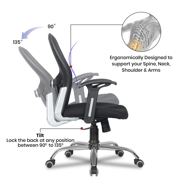 Wholesale Refurbished Green Soul ( NewYork_MB_Black) Office Chair, Mid