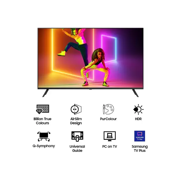 SAMSUNG Crystal 4K 108 cm (43 inch) Ultra HD (4K) LED Smart Tizen TV (UA43AUE60AKLXL)