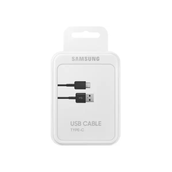 SAMSUNG USB Type C Cable 2 A 1m Original EP-DG930IBEGIN (Compatible with All Phones With Type C port, Black)