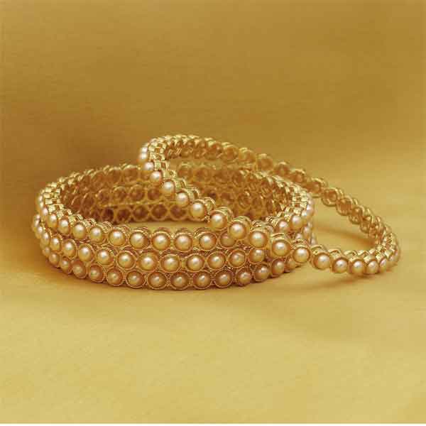 Sukkhi Shimmering Gold Plated Bangle For Women (B82854-2.6)