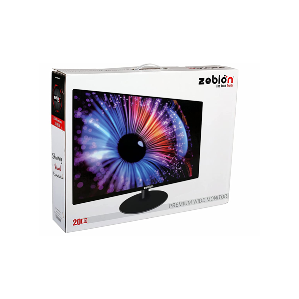 Zebion LED Monitor with 20" HD (3 Years Warranty)
