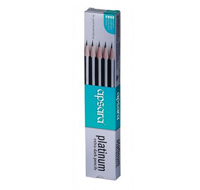 apsara platinum extra dark pencils (pack of 10)