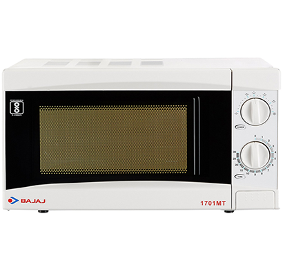 bajaj - 490033, 17 l solo microwave oven, 1701 mt, white, 1 year warranty