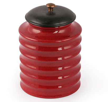 dileep dppl-04 ceramic canister red