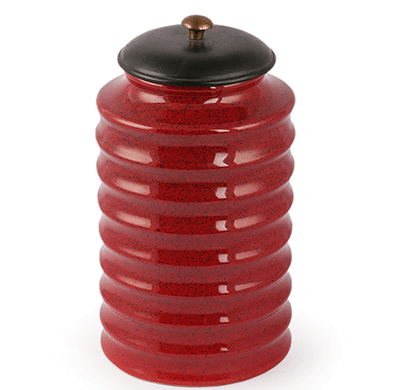 dileep dppl-05 ceramic canister red