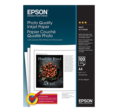 epson- c13s041061, super fine a4 photo paper, 1year warranty