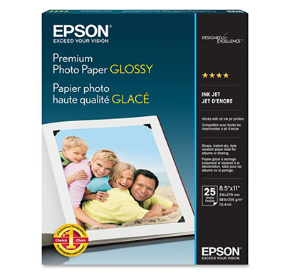 epson- c13s042021, premium glossy, 4x6 photo paper, 1 year warranty