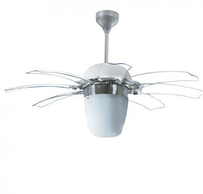 havells- opus, 1100mm ceiling fan with remote, brushed nickel, 1 year warranty