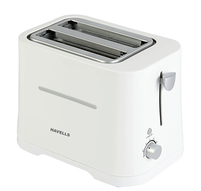 havells crisp 700-watt pop-up toaster (white)