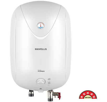 havells - ghwapttwh025, 25 ltr white puro turbo storage water heater, 1 year warranty
