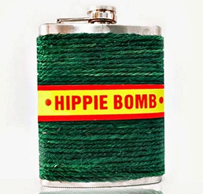 hippie bomb flask (237 ml)