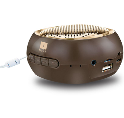 iball- musi cube bt20, bluetooth speaker, gold,1 year warranty