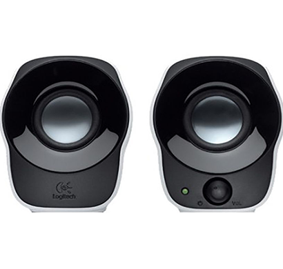 logitech- z120 , 2.0 mini desktop speakers, black, 1 year warranty
