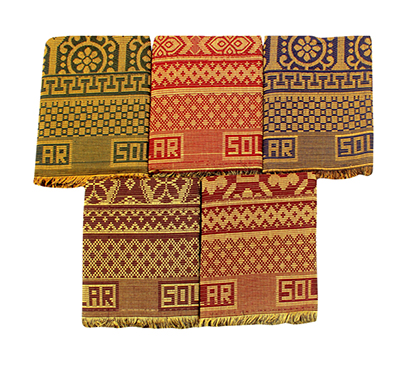 mandhania (dcs01) dollar solapur chaddar 100% cotton dailyuse single bed blanket (assorted design and color)