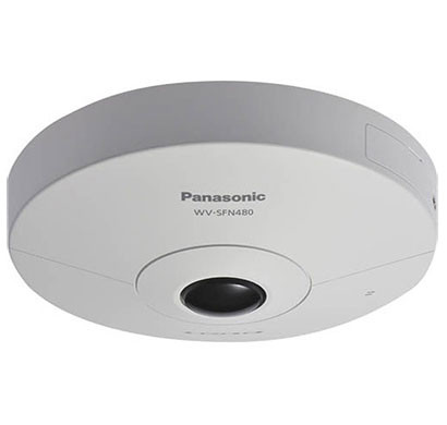 panasonic wv-sfn480 i-pro ultra network dome camera with 1.38mm fish eye lens