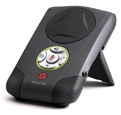 polycom communicator c100s usb speakerphone for skype-grey