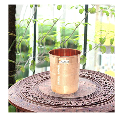 prisha india craft glass019-1 copper handmade water glasses/ capacity 300 ml