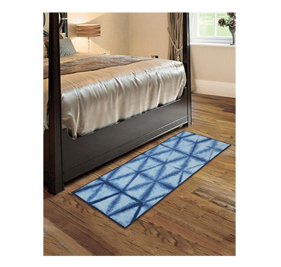 rugsmith (rs000082) rugs & carpets (size standard) midnight color premium qualty shibori pattern polyamide nylon speckle diamond rug runner