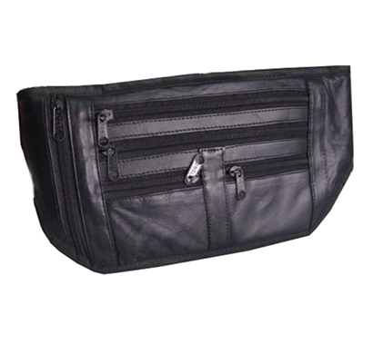 saw 014 leather money pouch black