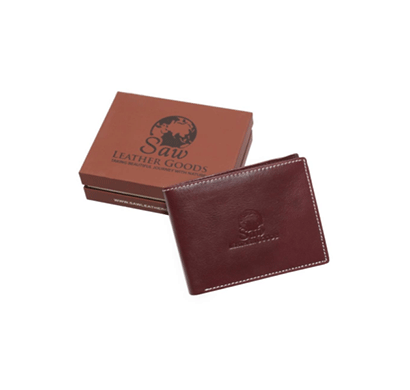 saw 014 leather wallet brown