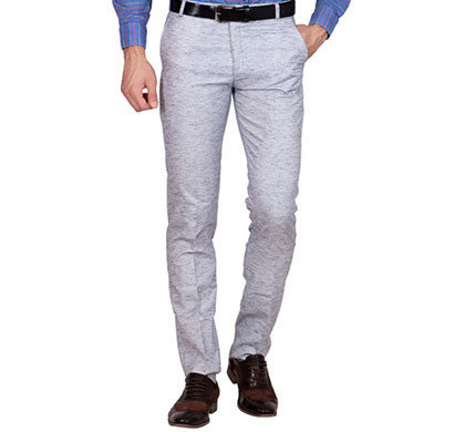 shaurya-f tr-25 regular fit men's grey trousers