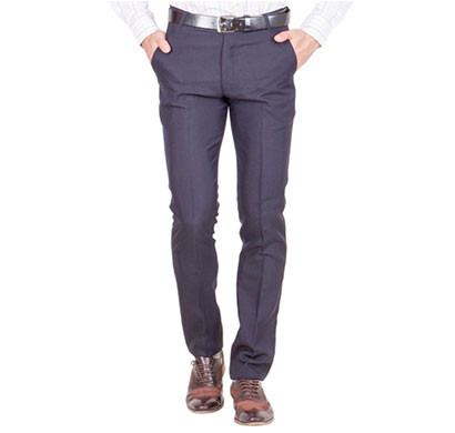shaurya-f tr-23 regular fit men's blue trousers